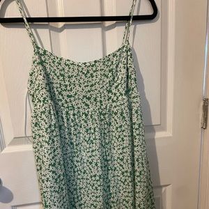 Green patterned sundress